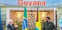 Lula falou com o presidente da Guiana, Irfaan Ali.