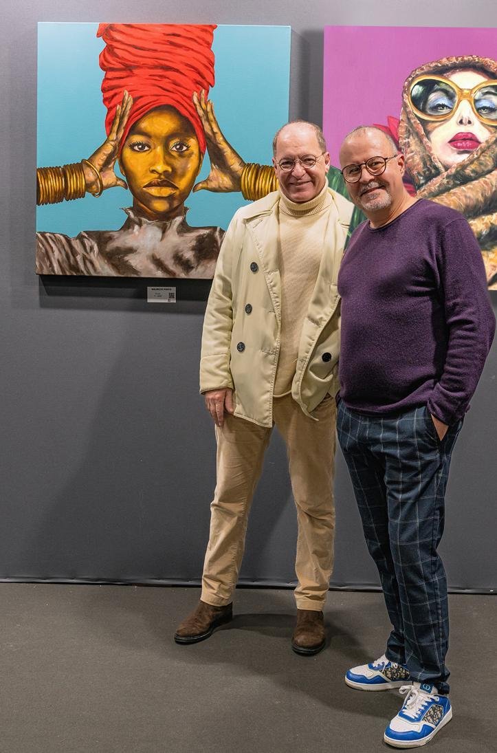 Jorge Veronesi e Mauricio Porto em exposi&ccedil;&atilde;o de artes visuais