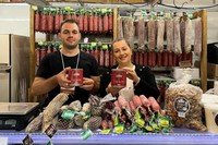 Família Coldebela e Bisolo vão apresentar na Expodireto a carne de porco em lata, conservada na banha