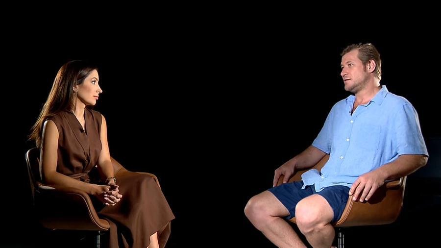 Paloma Poeta entrevista Diego Alem&atilde;o no primeiro Domingo Espetacular de mar&ccedil;o