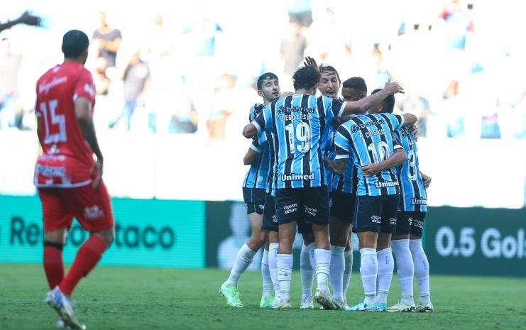 Gr&ecirc;mio venceu o Guarany na Arena