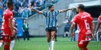 Diego Costa marcou gol na sua estreia pelo Grêmio