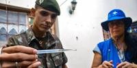 Ação conjunta da prefeitura e do exército brasileiro contra dengue
