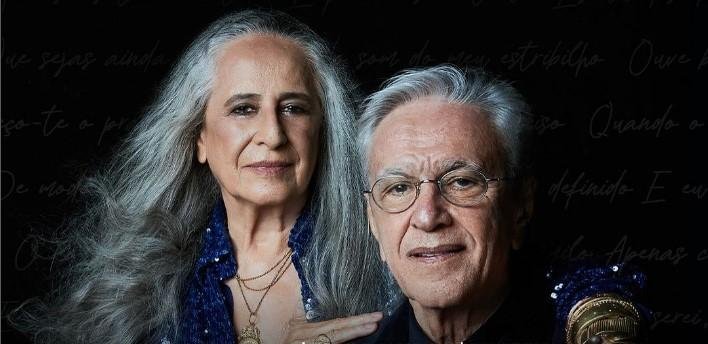 Caetano Veloso e Maria Beth&acirc;nia est&atilde;o de volta para uma turn&ecirc; em dupla que ir&aacute; rodar todo o Brasil