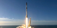 O foguete deveria amerissar no Oceano Índico ao fim do teste, mas acabou 