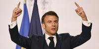 Macron afirma não descartar envio de tropas ocidentais para a Ucrânia