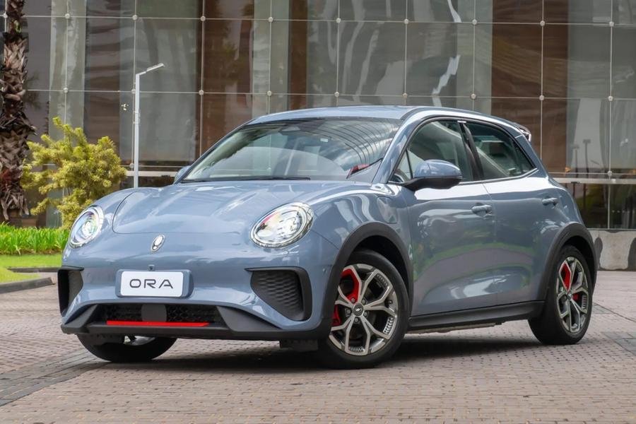 O carro el&eacute;trico da GWM, o Ora 03 GT,