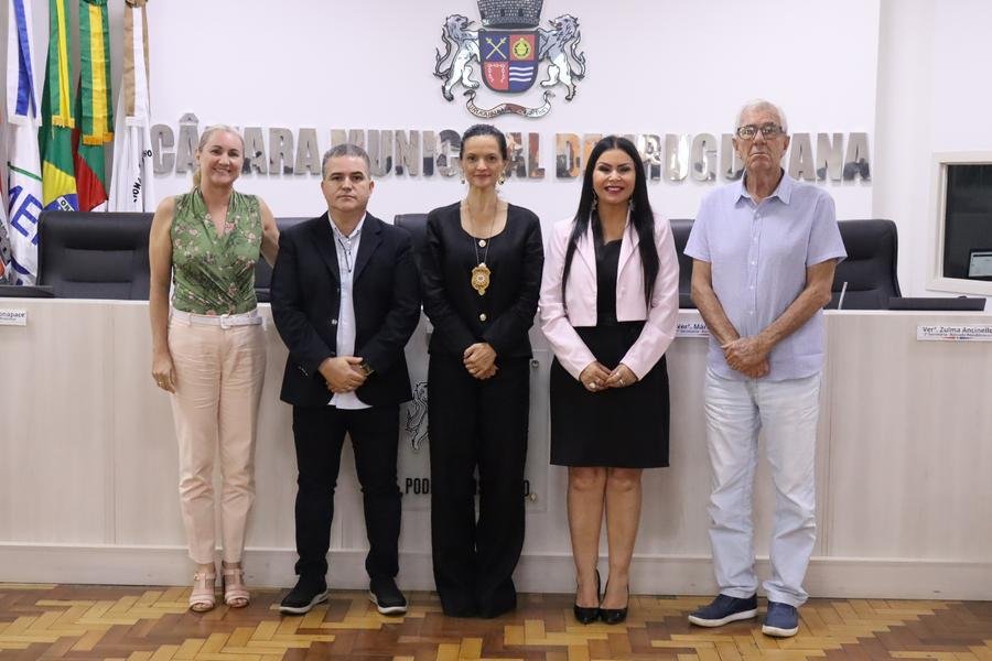 Delegada Caroline Huber ocupou a Tribuna Livre da C&acirc;mara de Uruguaiana para reiterar todos os direitos e as a&ccedil;&otilde;es de prote&ccedil;&atilde;o &agrave; mulher