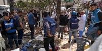Bombardeio israelense contra o hospital de Al Aqsa, no centro de Gaza, deixou quatro mortos e 17 feridos
