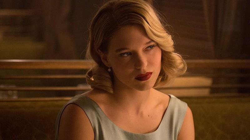 Atriz L&eacute;a Seydoux em um de seus filmes anteriores, quando vive uma Bond Girl de 007