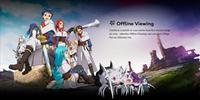 Página do serviço de streaming de animação Crunchyroll
