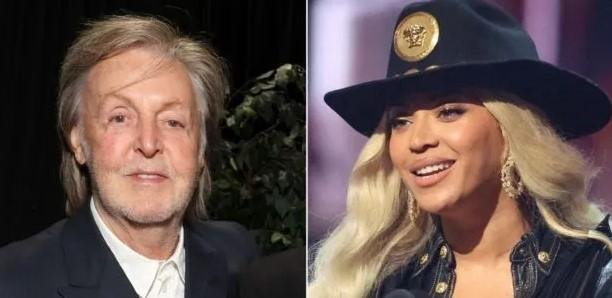 Paul McCartney publicou foto junto com Beyonc&eacute; para elogiar nova vers&atilde;o de 'Blackbird'