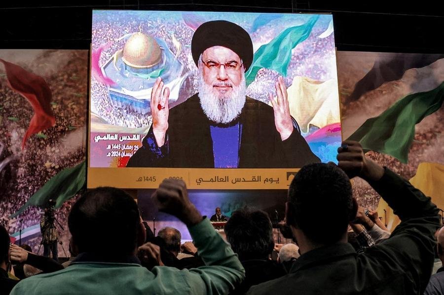 Discurso de Hassan Nasrallah foi televisionado nesta sexta-feira