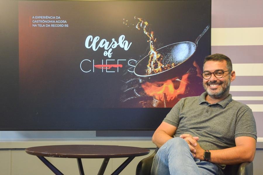 Entrevista com Anderson Caruso sobre in&iacute;cio da grava&ccedil;&atilde;o do Clash of Chefs