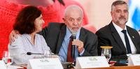 Ministra anunciou novas ações ao lado do presidente Lula nesta segunda-feira, 8