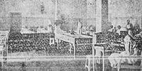 Enfermaria “Caldas Junior” na véspera da inaguração, em abril de 1924