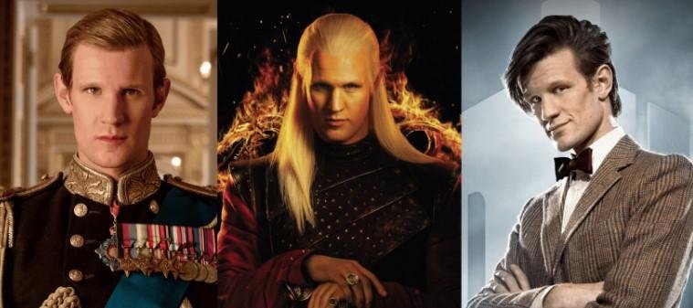 Matt Smith em performance em 'The Crown','House of The Dragon' e 'Doctor Who'