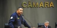 Comandante da Guarda Municipal, Marcelo Nascimento apresentou o projeto