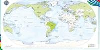Mapa-múndi tem a marcação dos países que compõem o G20 e dos que têm representação diplomática brasileira
