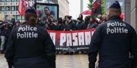 Grupos antifascistas protestaram em Bruxelas