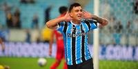 Cristaldo marcou o primeiro gol do Grêmio nesta quarta-feira
