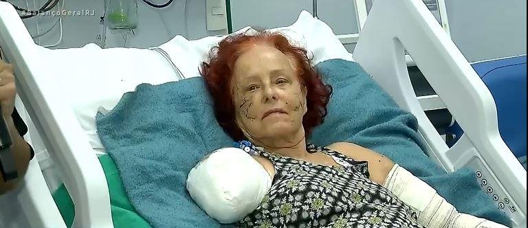 A escritora Roseana Murray concedeu entrevista ao Balan&ccedil;o Geral RJ antes de sair do hospital, agradecendo o carinho que tem recebido
