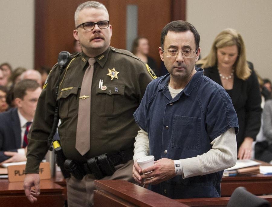 Larry Nassar foi&nbsp;condenado em 2018 a 175 anos de pris&atilde;o