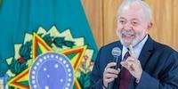Presidente da República, Luiz Inácio Lula da Silva, durante café com jornalistas, no Palácio do Planalto. Brasília - DF.