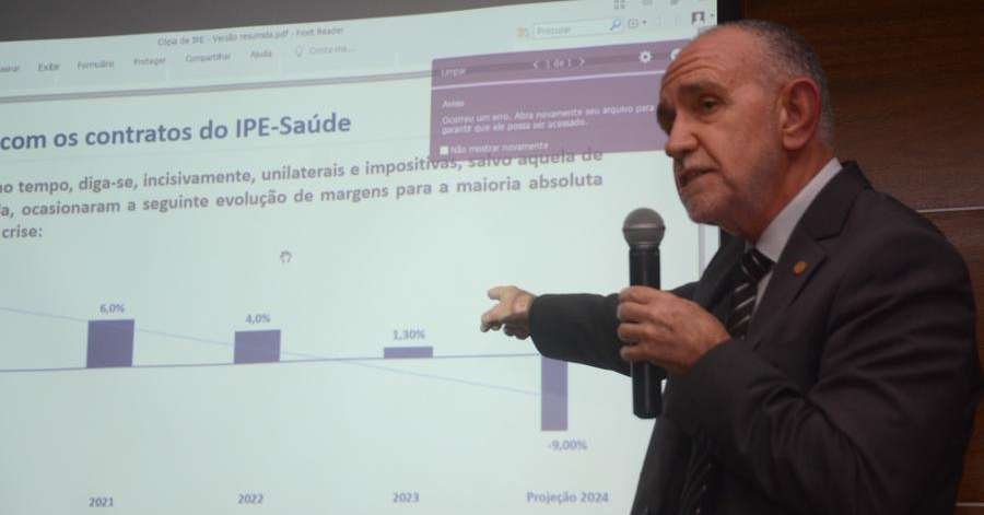 Hospitales de referencia anuncian la suspensión de la atención a los asegurados del IPE Saúde a partir de mayo