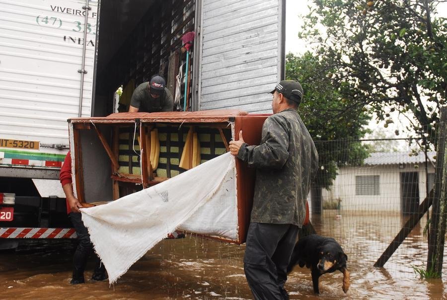 RS &eacute; atingido por fortes chuvas nos &uacute;ltimos dias