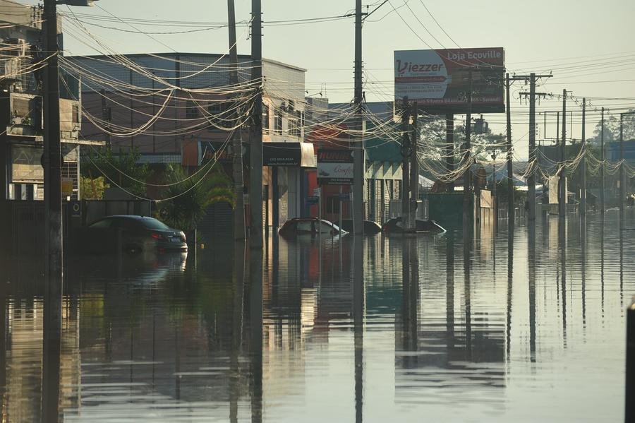 Assis Brasil alagada nesta segunda-feira