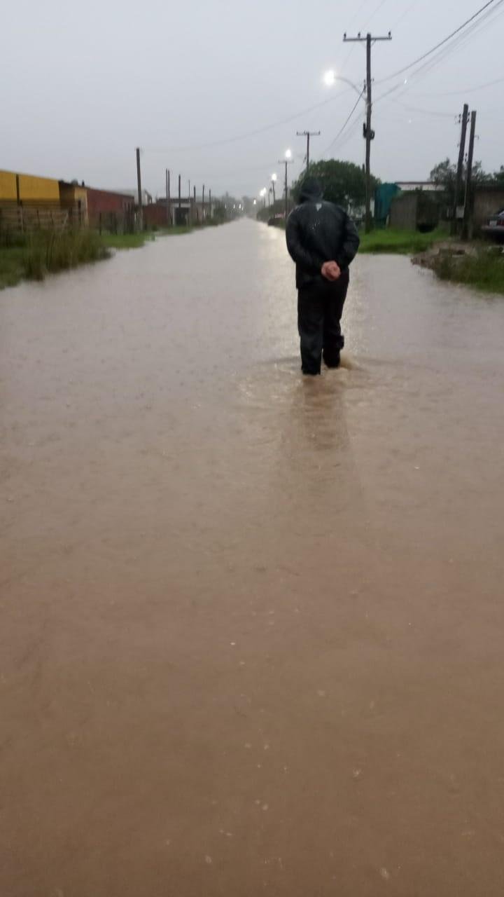 Choveu em torno de 150 mil&iacute;metros em Santa Vit&oacute;ria do Palmar at&eacute; &aacute;s 11h desta segunda-feira