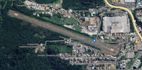 Visão aérea do Aeroporto Municipal de Bento Gonçalves