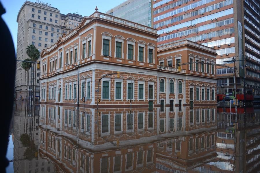 N&iacute;vel do Gua&iacute;ba est&aacute; em trajet&oacute;ria de queda