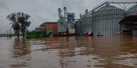 Cerca de 45 mil sacas de arroz convencional, colhidos e armazenados em silos, foram extraviados em razão da completa inundação