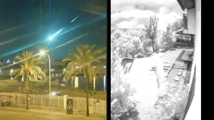 Fen&ocirc;meno foi filmado e publicado por moradores nas redes sociais