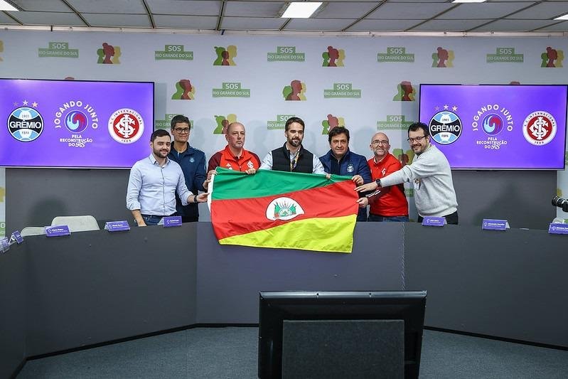 Clubes lan&ccedil;aram a campanha Jogando Junto &ndash; Pela Reconstru&ccedil;&atilde;o do RS