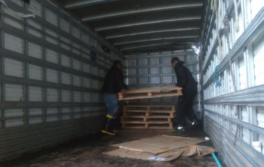 Companhia entregou 374 pallets aos desabrigados