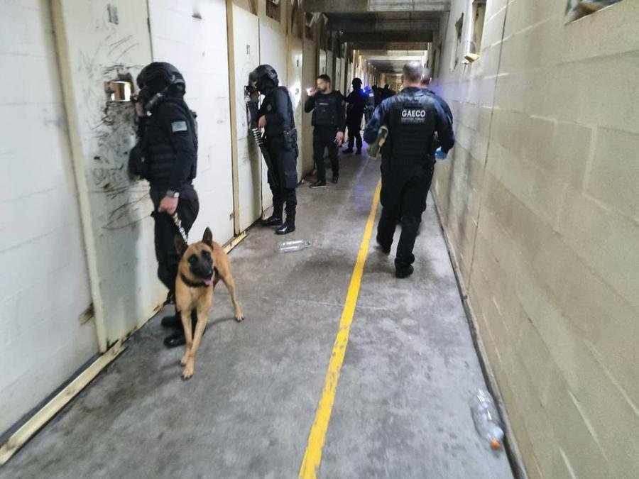 Opera&ccedil;&atilde;o do Gaeco/MPRS contou com o apoio de agentes da Susepe