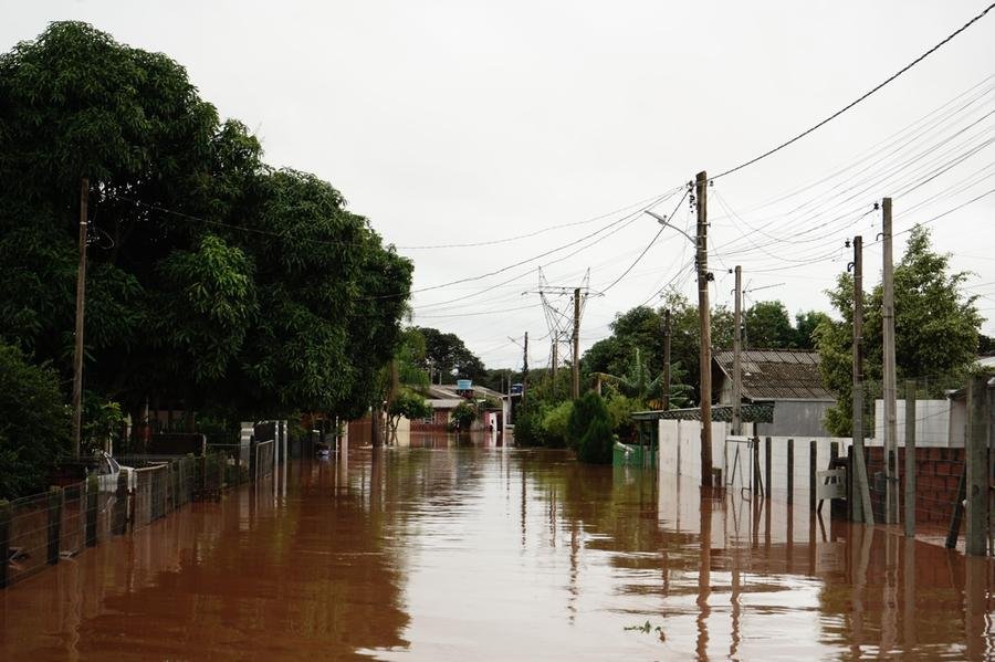 O &aacute;pice da enchente no Munic&iacute;pio foi em 3 de maio, quando o Rio dos Sinos bateu a marca dos 8,58m, mais de 1,30 acima da cota de inunda&ccedil;&atilde;o