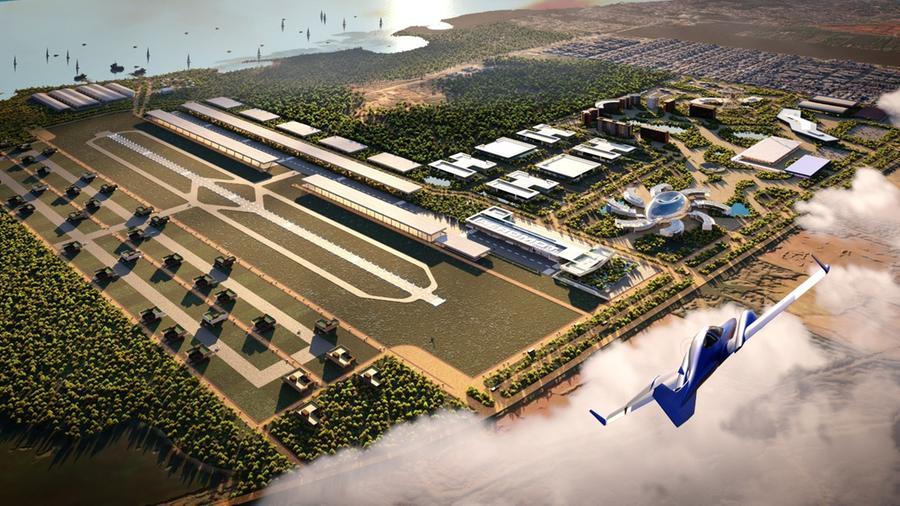 Projeto mostra como ser&aacute; o aer&oacute;dromo Roberto da Cunha, em Gua&iacute;ba
