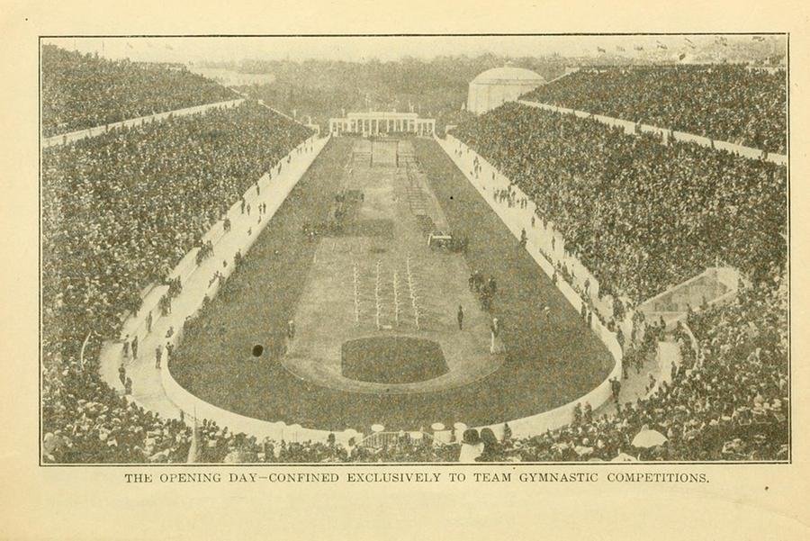 Est&aacute;dio Panatenaico, que havia recebido os Jogos de 1896 foi reutilizado em 1906