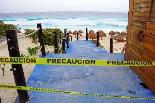 Praias foram evacuadas e o acesso restrito para turistas