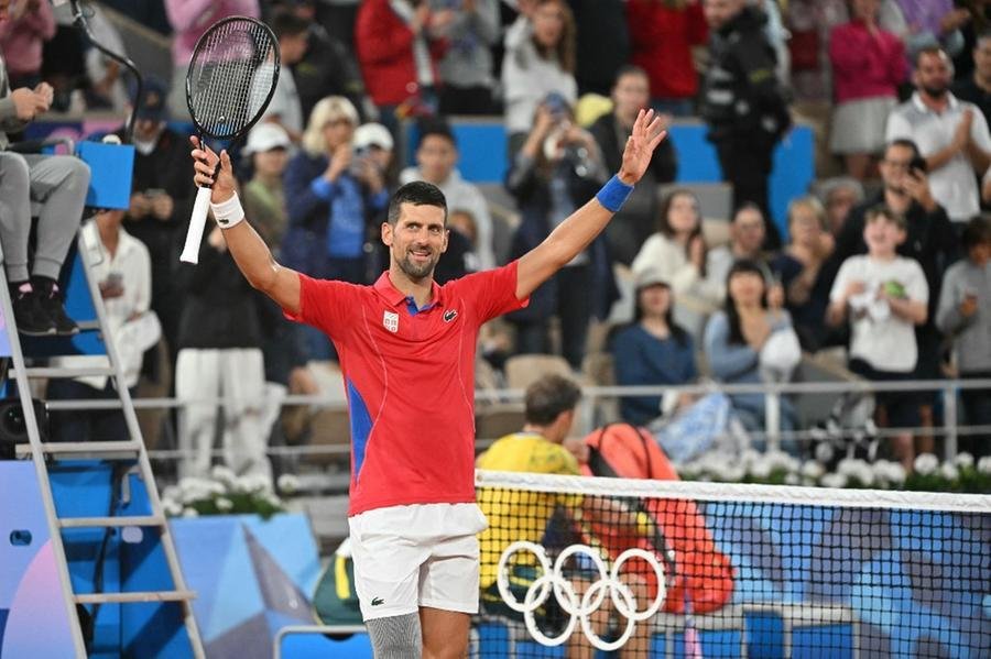 Djokovic fechou o jogo em 2 sets a 0 em apenas 48 minutos