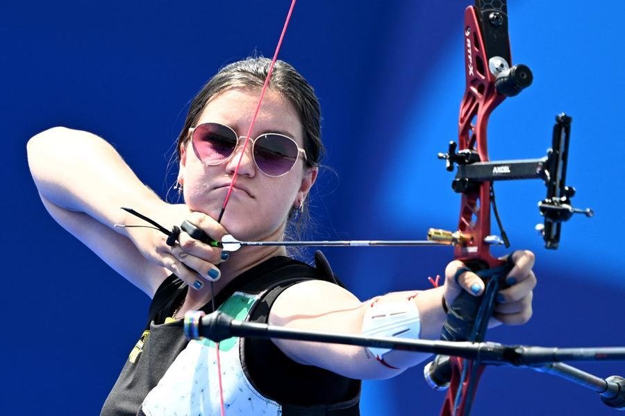 Ana Luiza Caetano venceu na disputa do Tiro com Arco