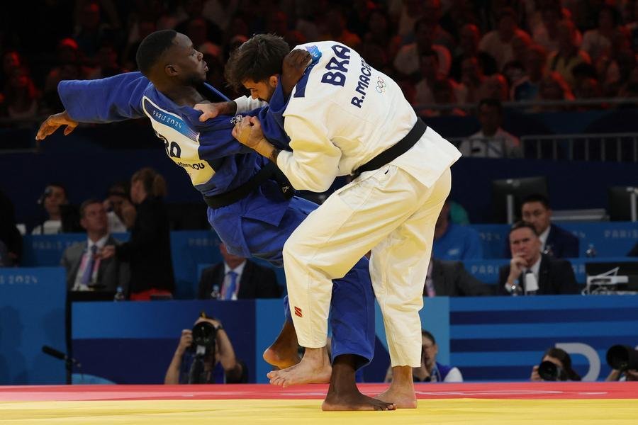 Rafael Macedo buscava o p&oacute;dio no jud&ocirc;, na categoria at&eacute; 90kg