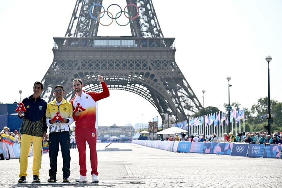 Caio Bonfim levou a prata em Paris