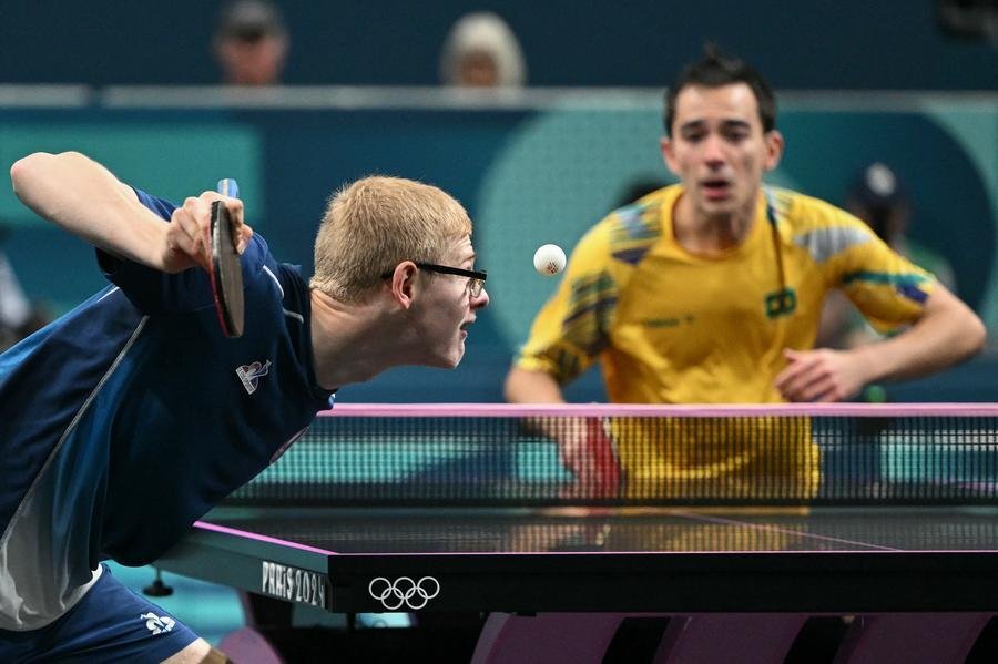 Hugo Calderano perde disputa pela medalha de bronze no t&ecirc;nis de mesa dos Jogos de Paris
