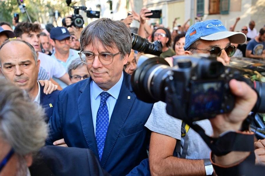 Ex-presidente catal&atilde;o&nbsp;discursou para apoiadores nesta quinta-feira e desapareceu