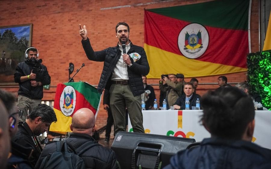 Governador participou da manifesta&ccedil;&atilde;o SOS Agro RS em Porto Alegre